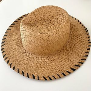 Target Tan Paper Straw Wide Brim Cowboy Hat